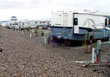 Our motorhome at Charleston Peak RV Resort